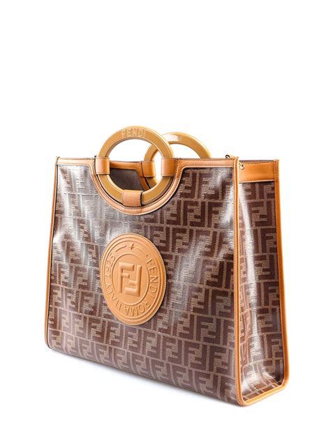 fendi runaway logo tote|Women's Luxury Tote Bags & Designer Shopping Bags .